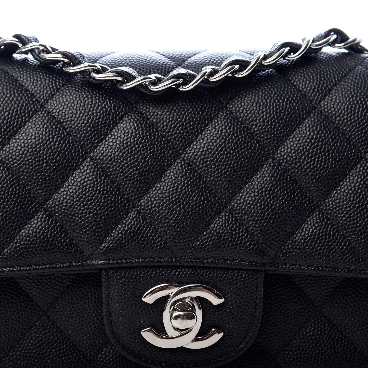 Chanel Caviar Quilted Mini Rectangular Flap Black 10 of 10