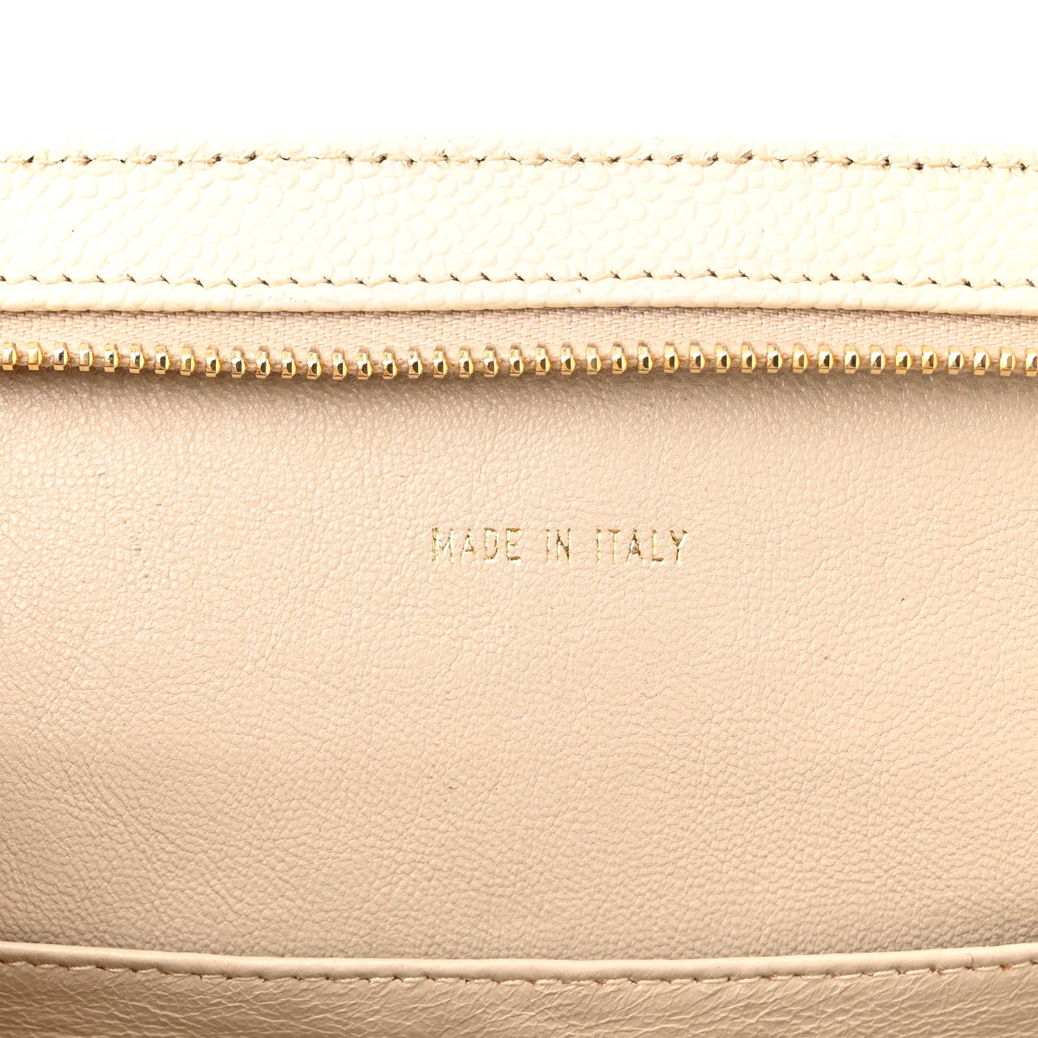 Chanel Caviar Quilted Small Chain Shoulder Bag White 7 of 13