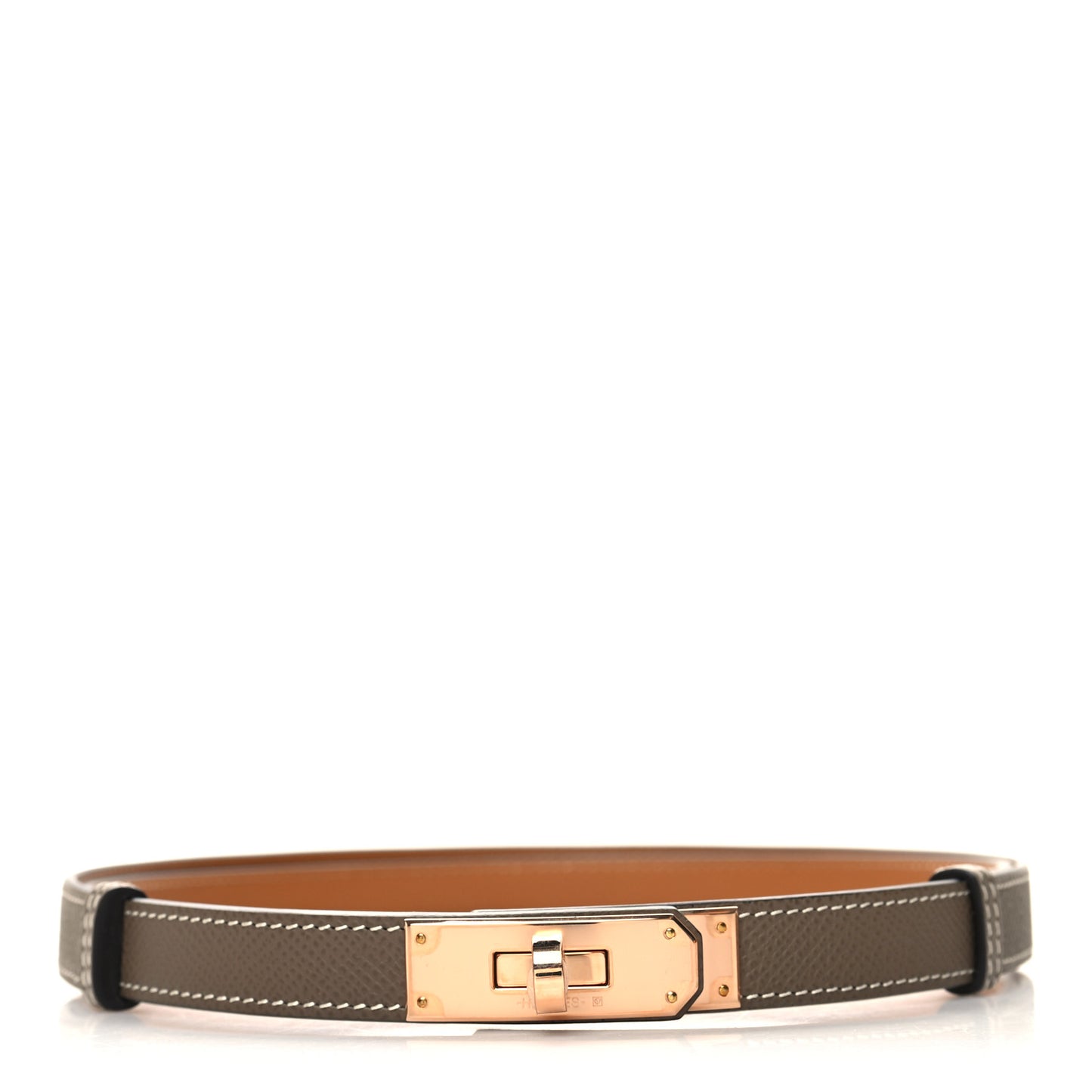 Epsom Kelly Belt Etoupe