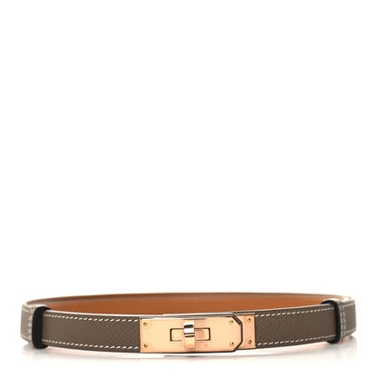 Hermes Epsom Kelly Belt Etoupe 1 of 3