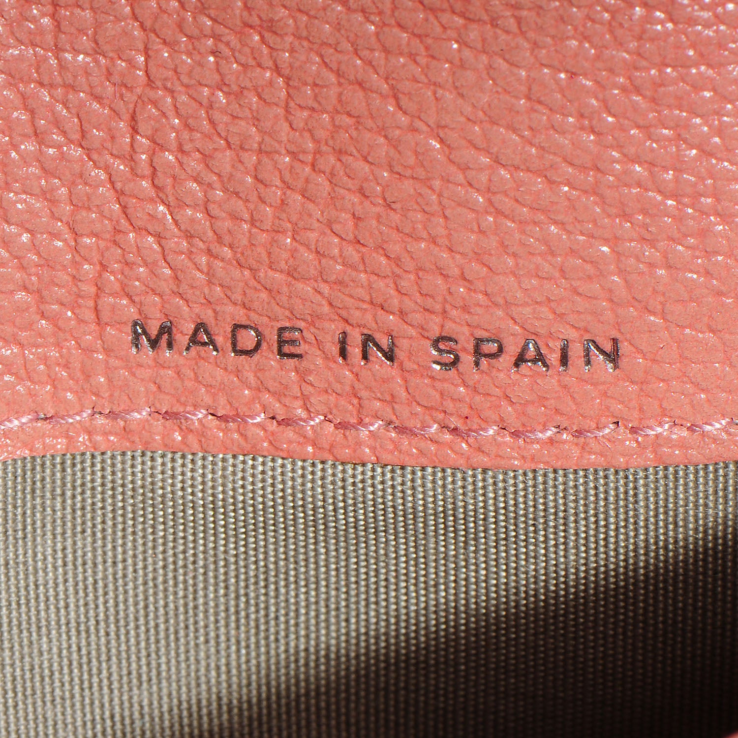 Chanel Goatskin CC Jacket Embossed Yen Wallet Pink 7 of 9