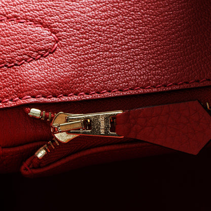 Hermes Togo Birkin 30 Rouge Pivoine 13 of 24