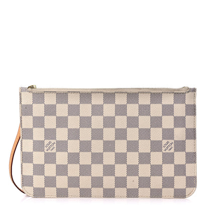 Louis Vuitton Damier Azur Neverfull MM GM Pochette 1 of 13