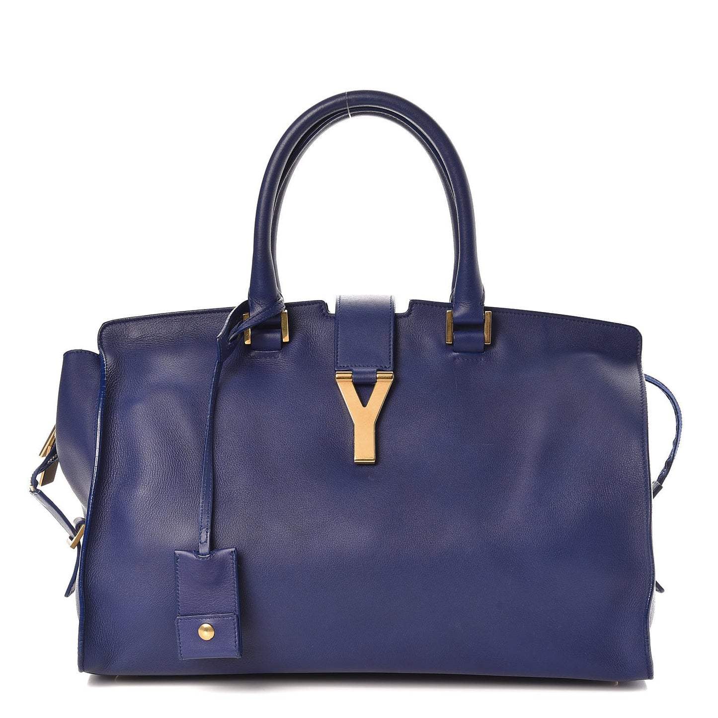 Calfskin Medium Classic Y Cabas Navy