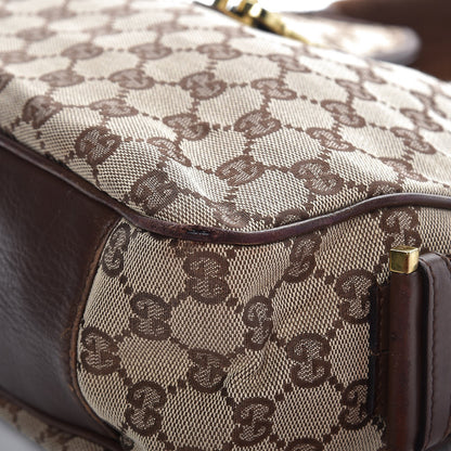 Gucci Monogram Hobo Brown 11 of 14