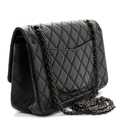 Chanel Aged Calfskin Quilted 2.55 Reissue 225 Flap So Black 3 of 12