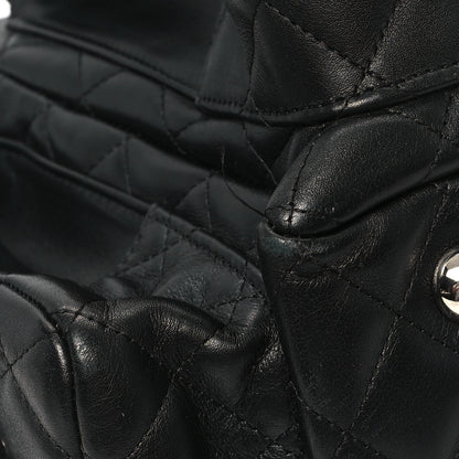 Chanel Calfskin Quilted Large Cambon Multipocket Reporter Black 13 of 13
