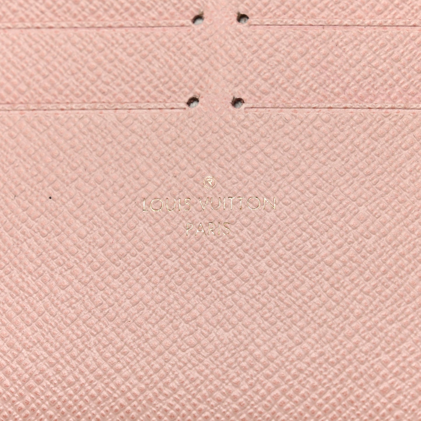 Damier Azur Pochette Felicie Chain Wallet Rose Ballerine