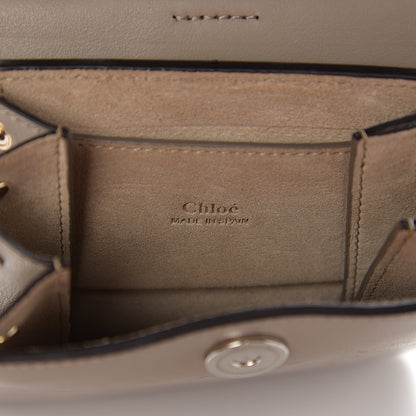 Chloe Suede Calfskin Mini Faye Bracelet Bag Motty Grey 5 of 9