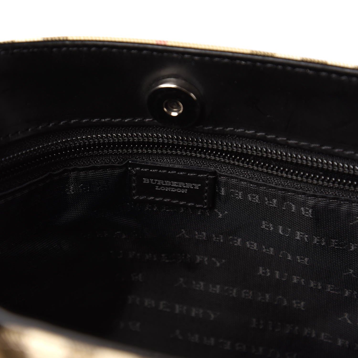 Burberry House Check Medium Tote Black 8 of 11