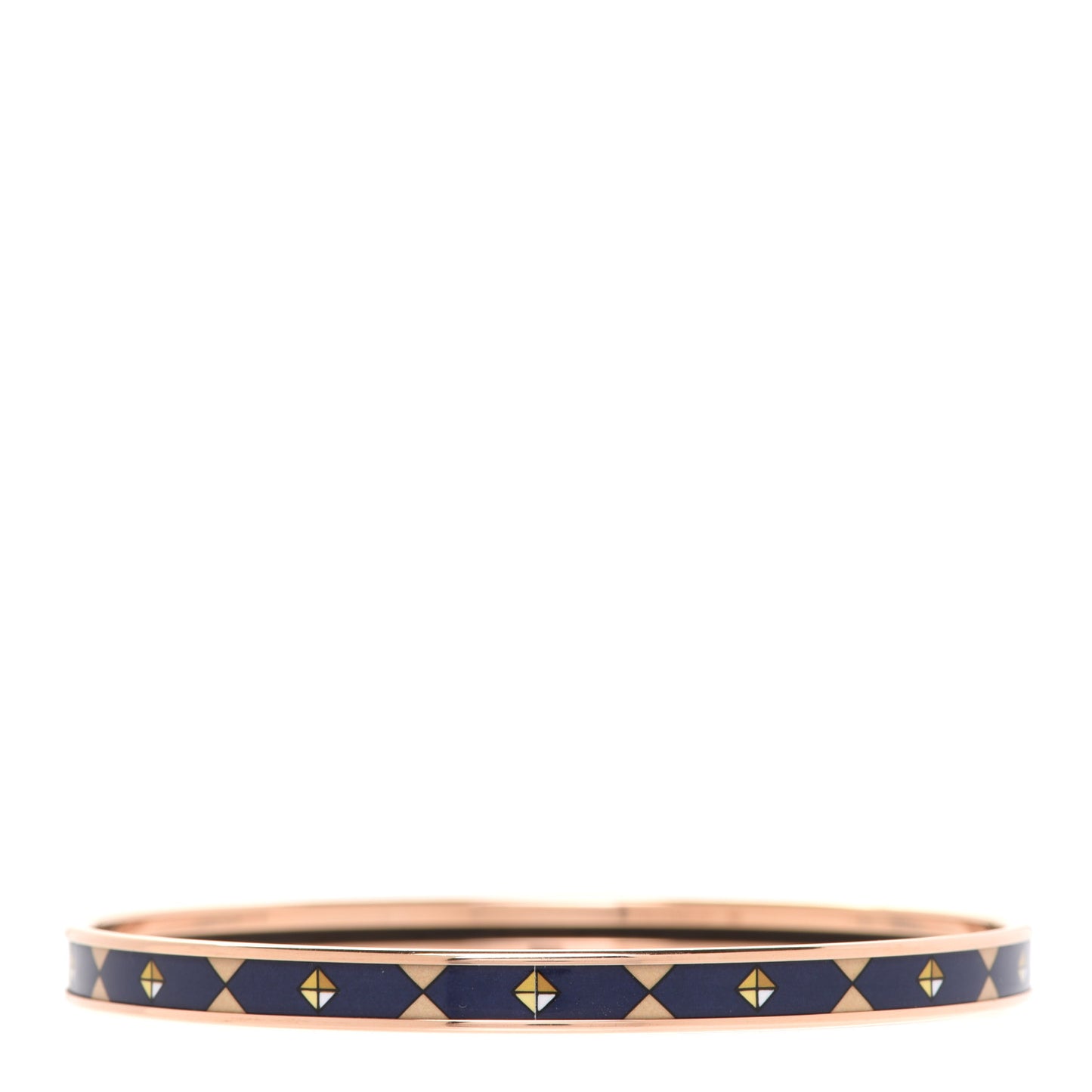 Enamel Colliers De Chiens Printed Extra Narrow Bracelet