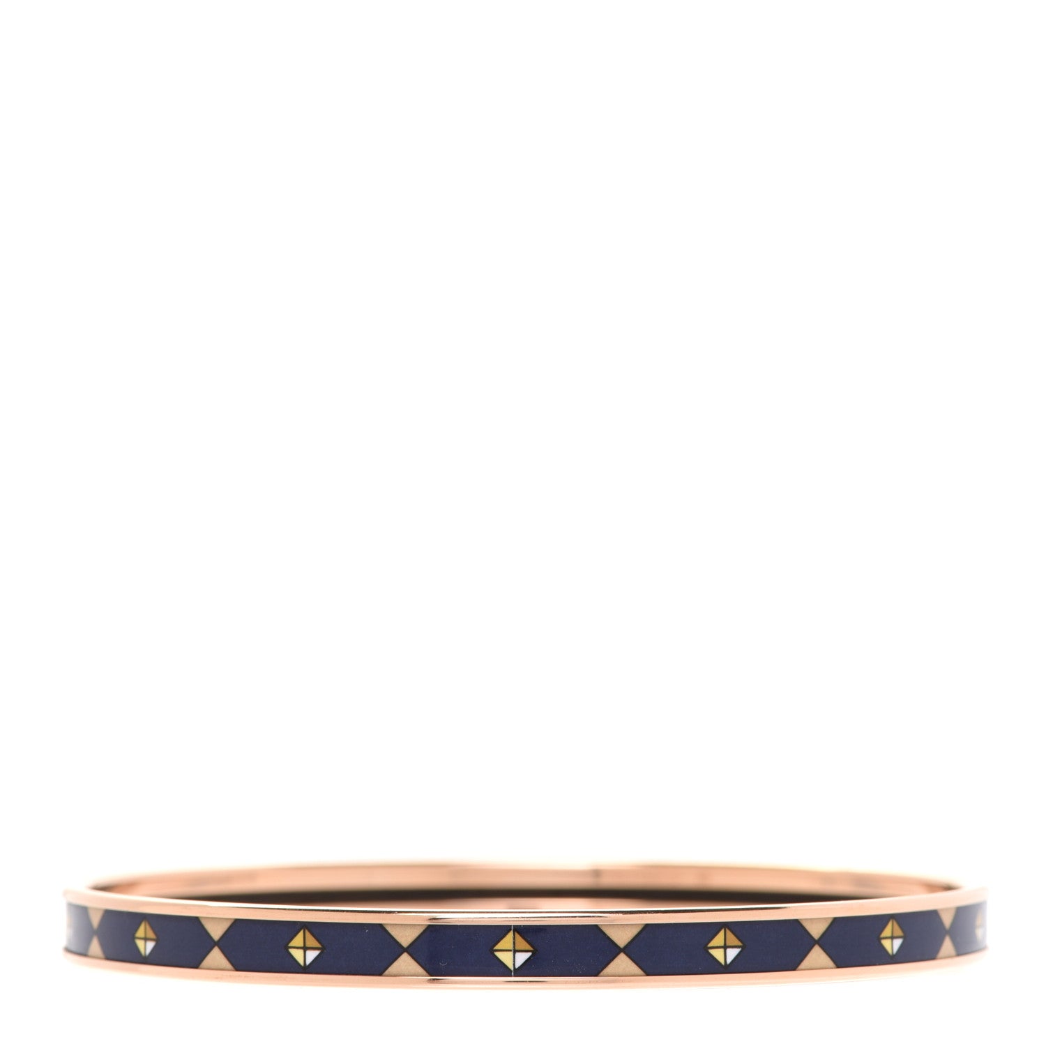 Hermes Enamel Colliers De Chiens Printed Extra Narrow Bracelet 3 of 6