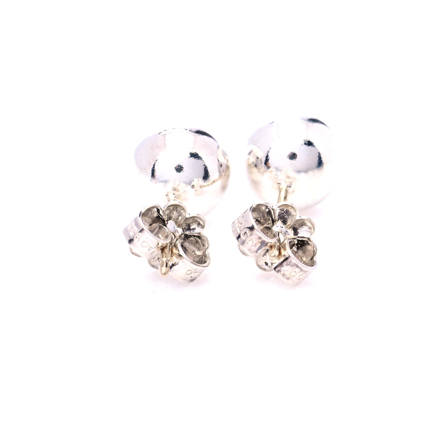 Sterling Silver 8mm HardWear Ball Earrings