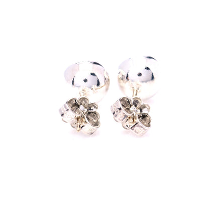 Tiffany Sterling Silver 8mm HardWear Ball Earrings 3 of 5