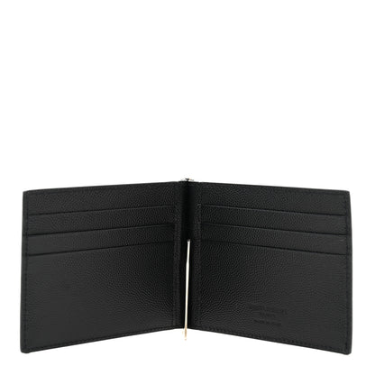 Saint Laurent Grain De Poudre Bill Clip Card Case Black 5 of 8