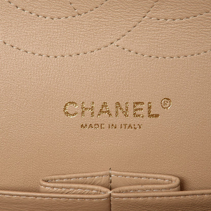 Chanel Caviar Quilted Jumbo Double Flap Beige Clair 6 of 9