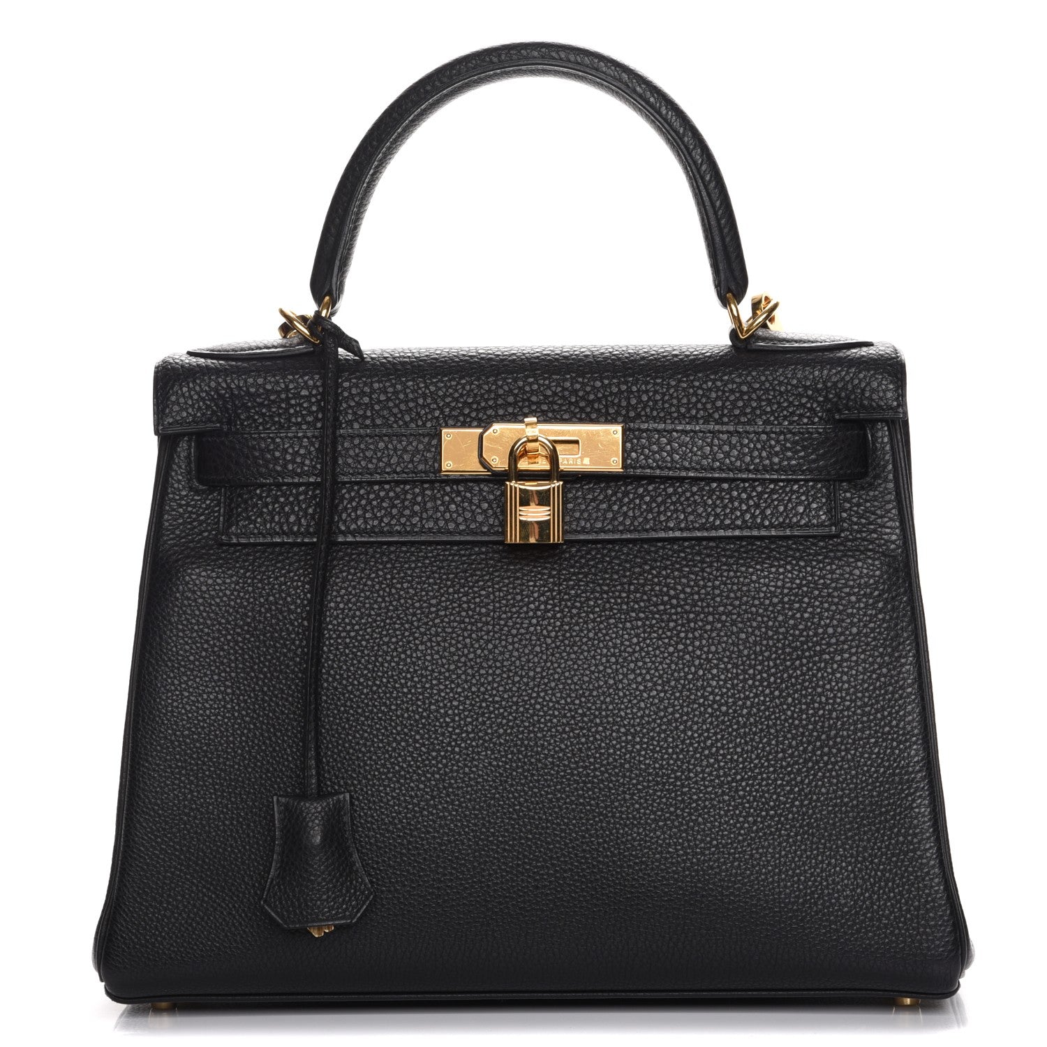 Hermes Togo Kelly Retourne 28 Black 1 of 28