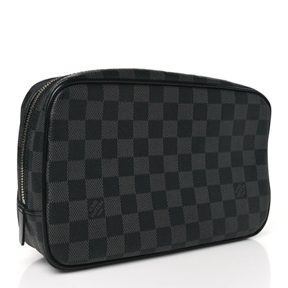 Louis Vuitton Damier Graphite Toilet Pouch GM 2 of 9