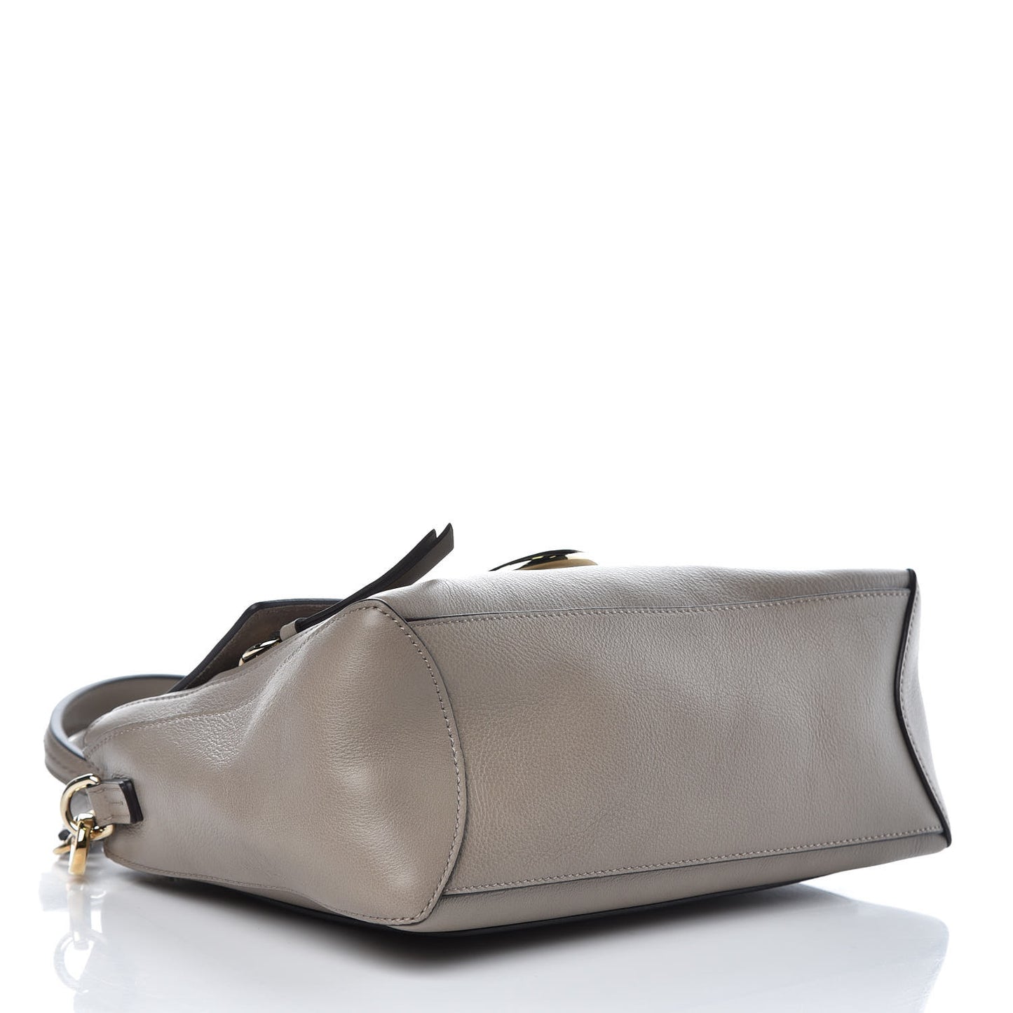 Calfskin Small Faye Day Shoulder Bag Motty Grey