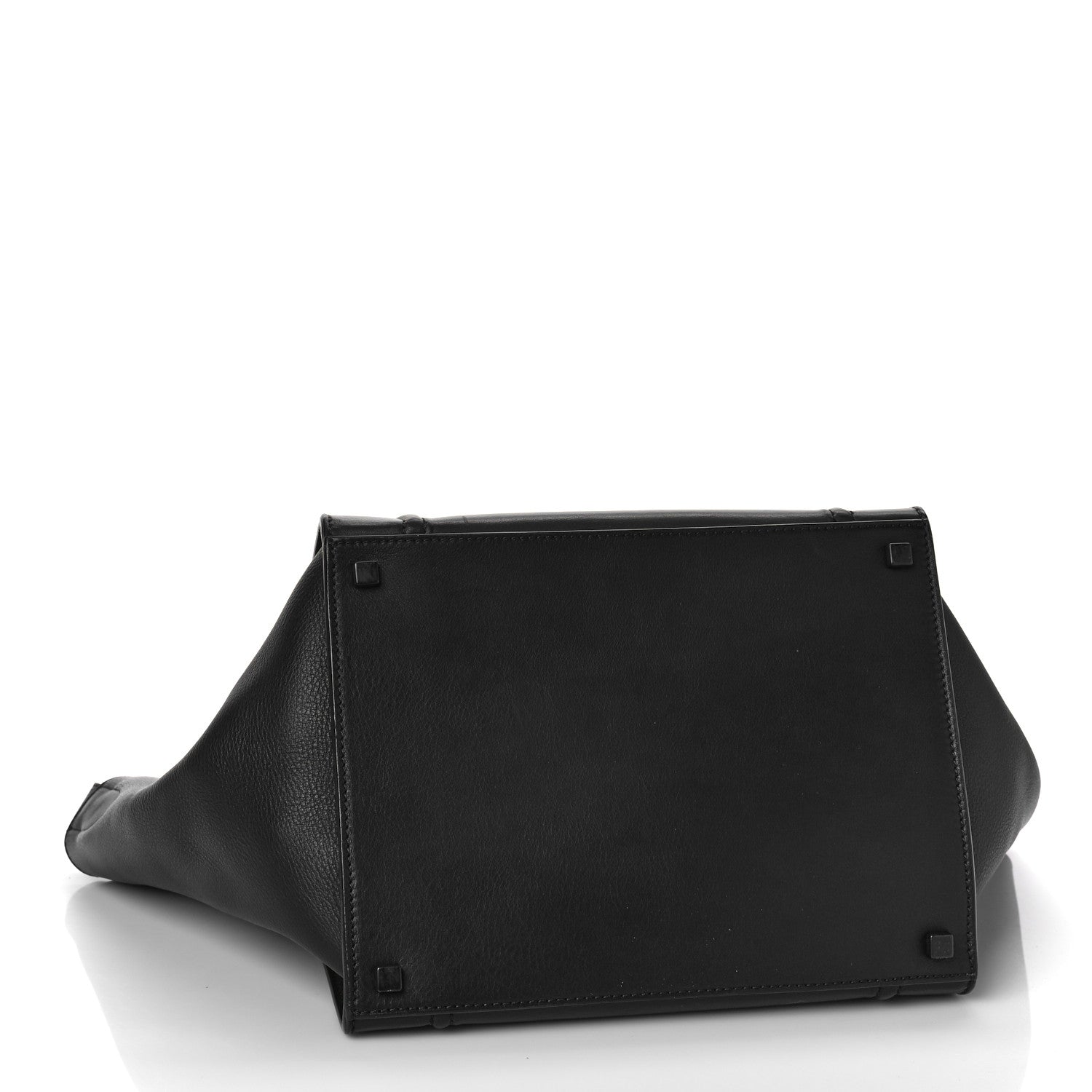 Celine Grained Calfskin Medium Phantom Luggage Black 4 of 9