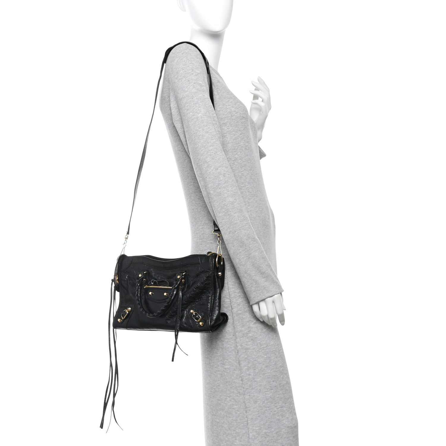 Balenciaga Agneau Classic Gold Hardware S City Black 2 of 10