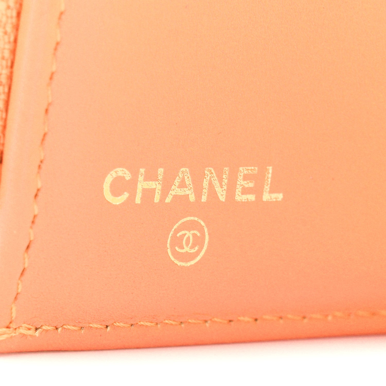 コレクション (NOT FOR SALE NOVELTY) Chanel wallets Chanel Goatskin Quilted Small Chanel 19 Flap Wallet Orange 1819411