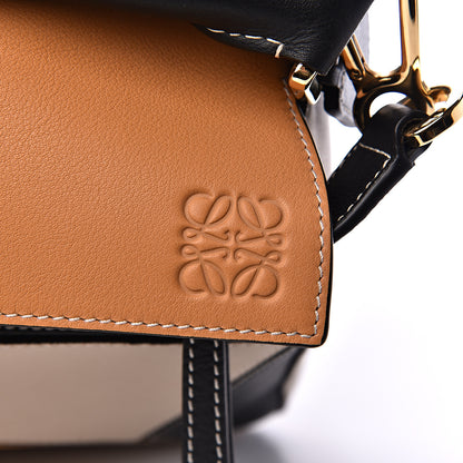 Loewe Grained Calfskin Medium Puzzle Bag Amber Light Oat 6 of 9