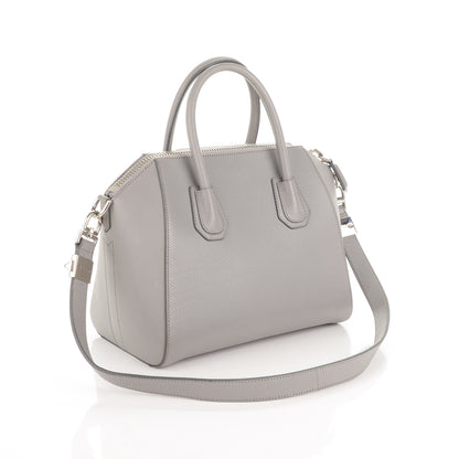 Givenchy Sugar Goatskin Small Antigona Pearl Grey 3 of 7