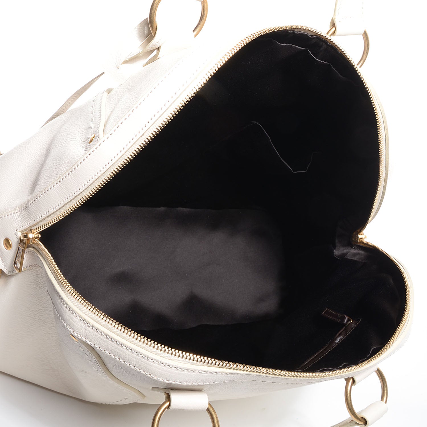 Saint Laurent Leather Oversized Muse Ivory 5 of 9