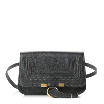 Chloe Calfskin Marcie Convertible Belt Bag Black 1 of 11