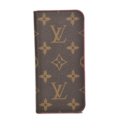 Louis Vuitton Monogram iPhone 7/8 Folio Case Pink 1 of 10