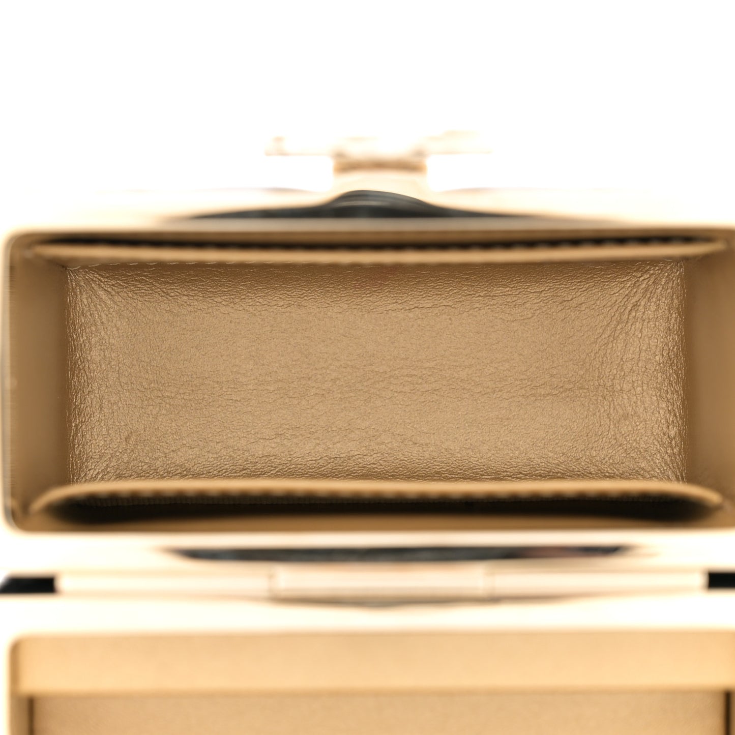 Lambskin Quilted Small Box With Chain Black