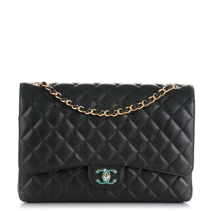Chanel Caviar Quilted Maxi Double Flap Black 1 of 9
