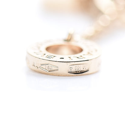 Bulgari 18K Rose Gold Diamond Small B.Zero1 Pave Pendant Necklace 7 of 7