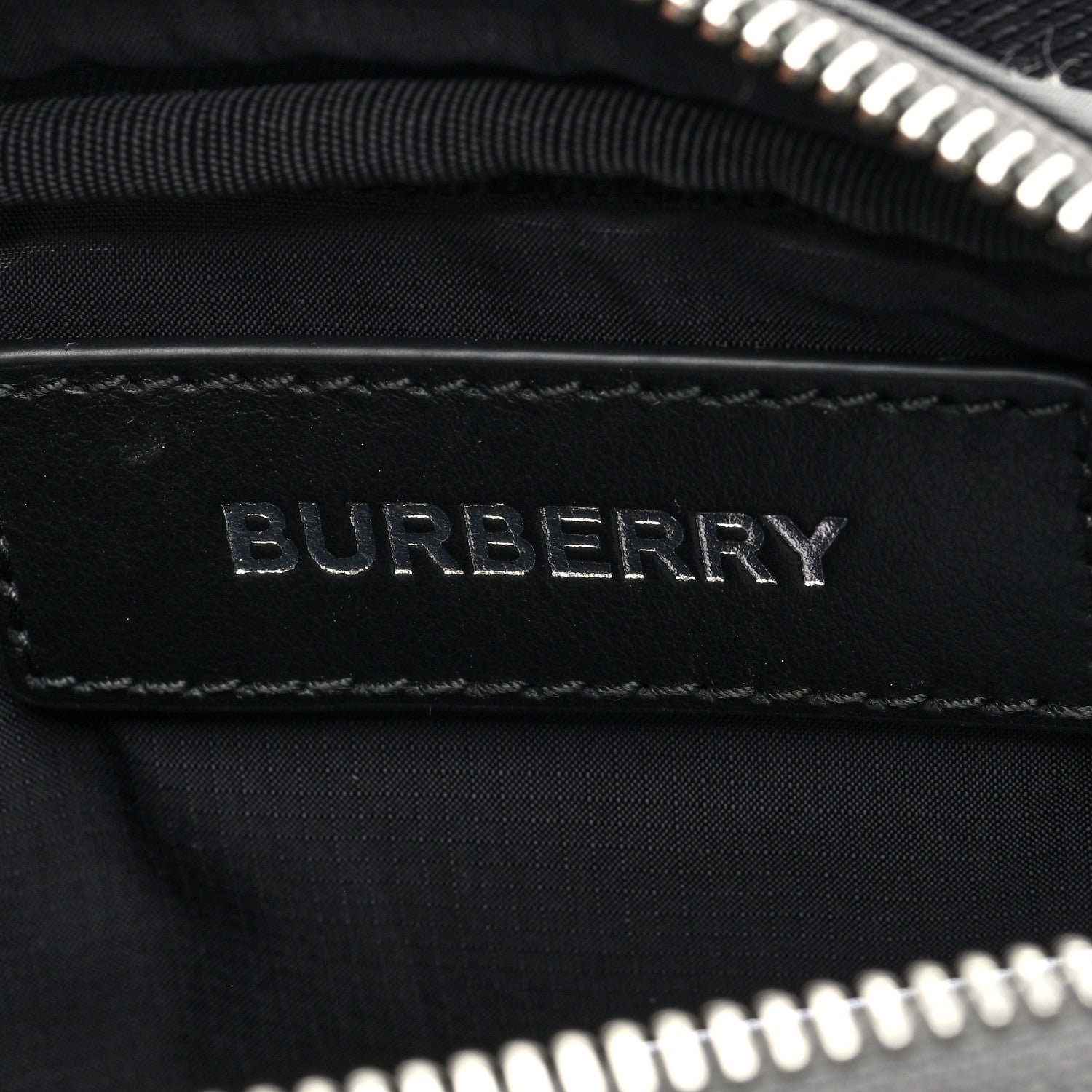 Burberry Econyl Logo Print Small Cannon Bum Bag Charcoal Grey 6 of 9