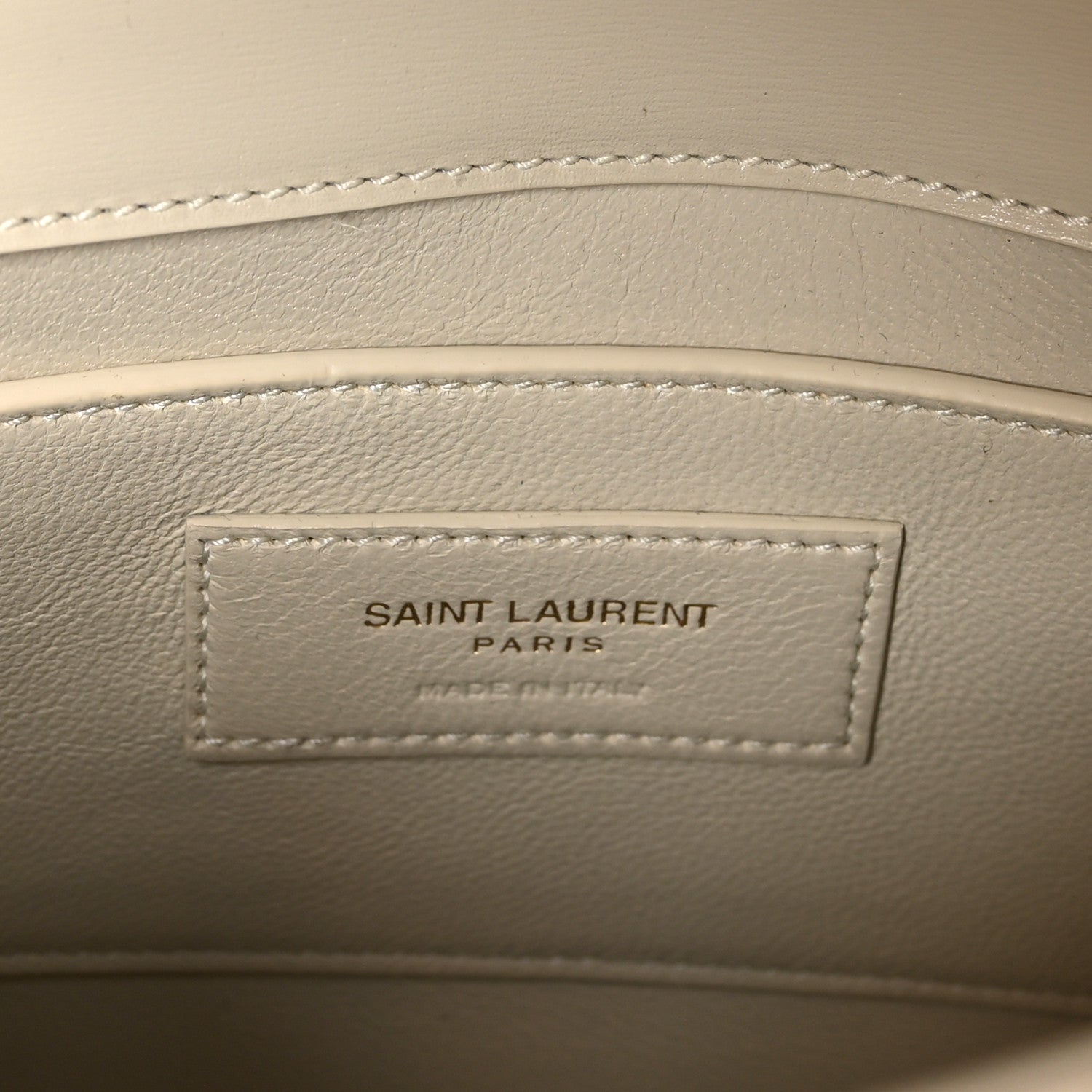 Saint Laurent Smooth Calfskin Mini Manhattan Shoulder Bag Crema Soft 6 of 9