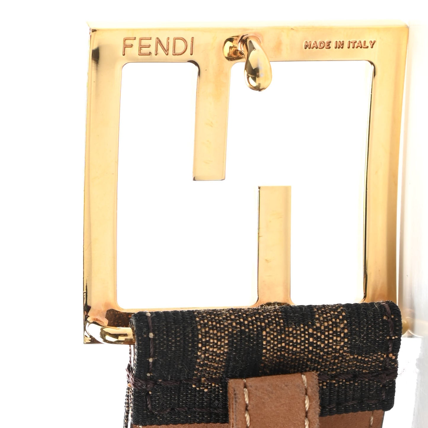Zucca Calfskin FF Belt 75 30 Tobacco