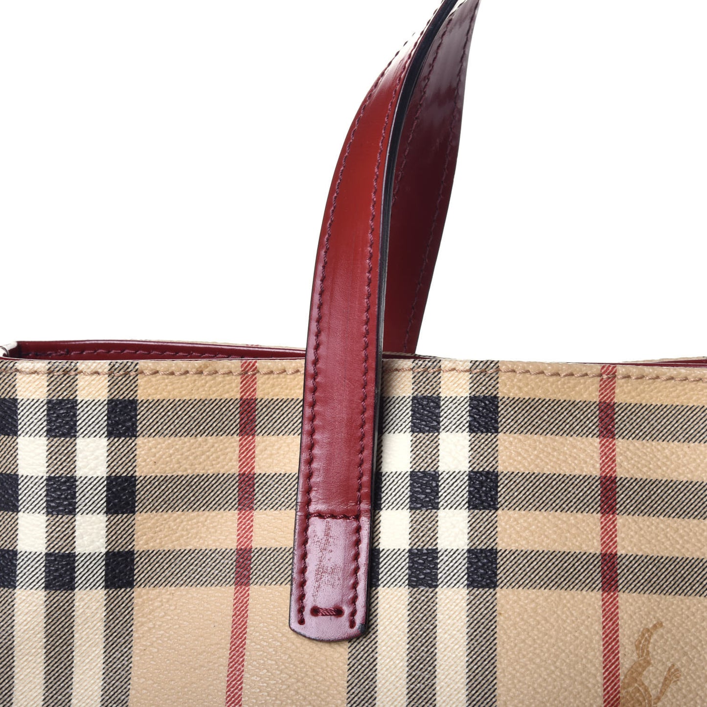 Haymarket Check Medium Tote Red