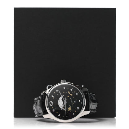 Gucci Stainless Steel Alligator 40mm G-Timeless Moonphase Star Planet Quartz Watch Black 5 of 5