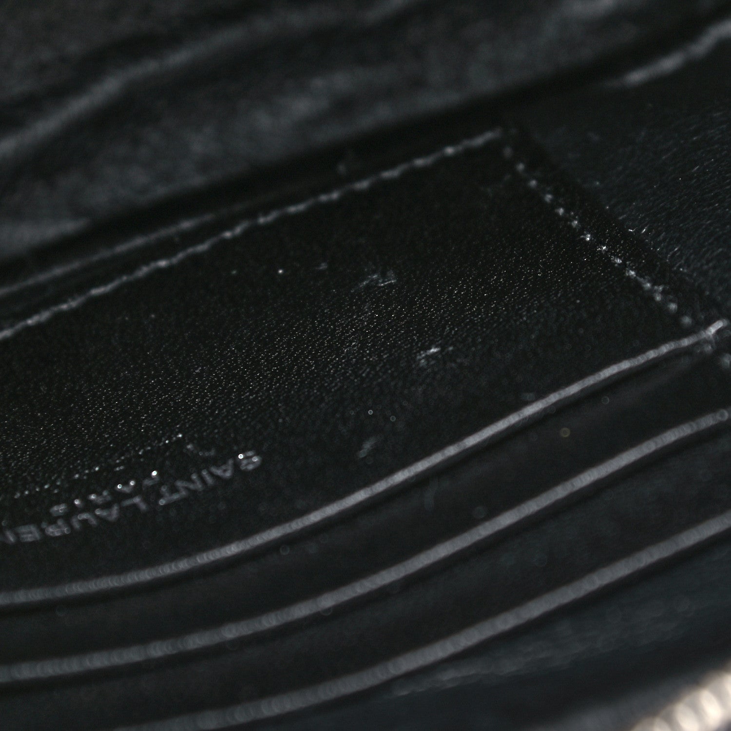Saint Laurent Grain De Poudre Matelasse Monogram Mini Lou Camera Bag Black 10 of 11