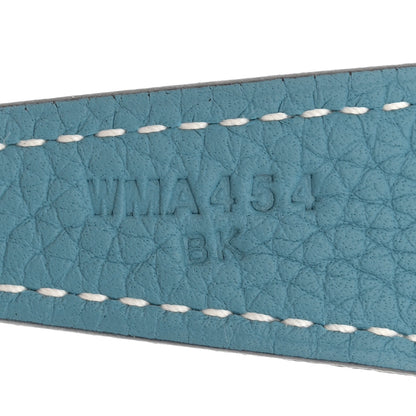 Hermes Taurillon Clemence Lindy 26 New Bleu Jean 7 of 11