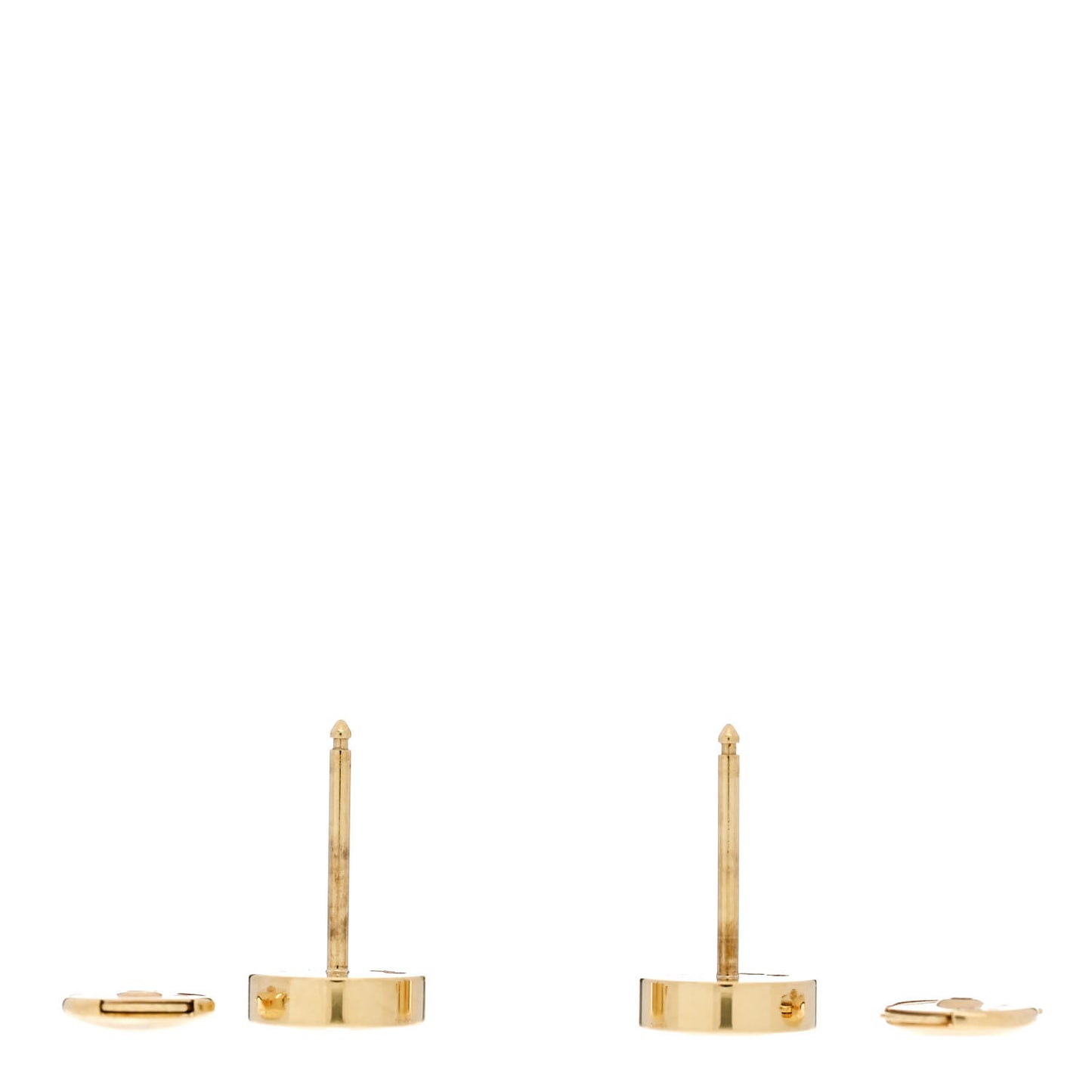 18K Yellow Gold LOVE Earrings