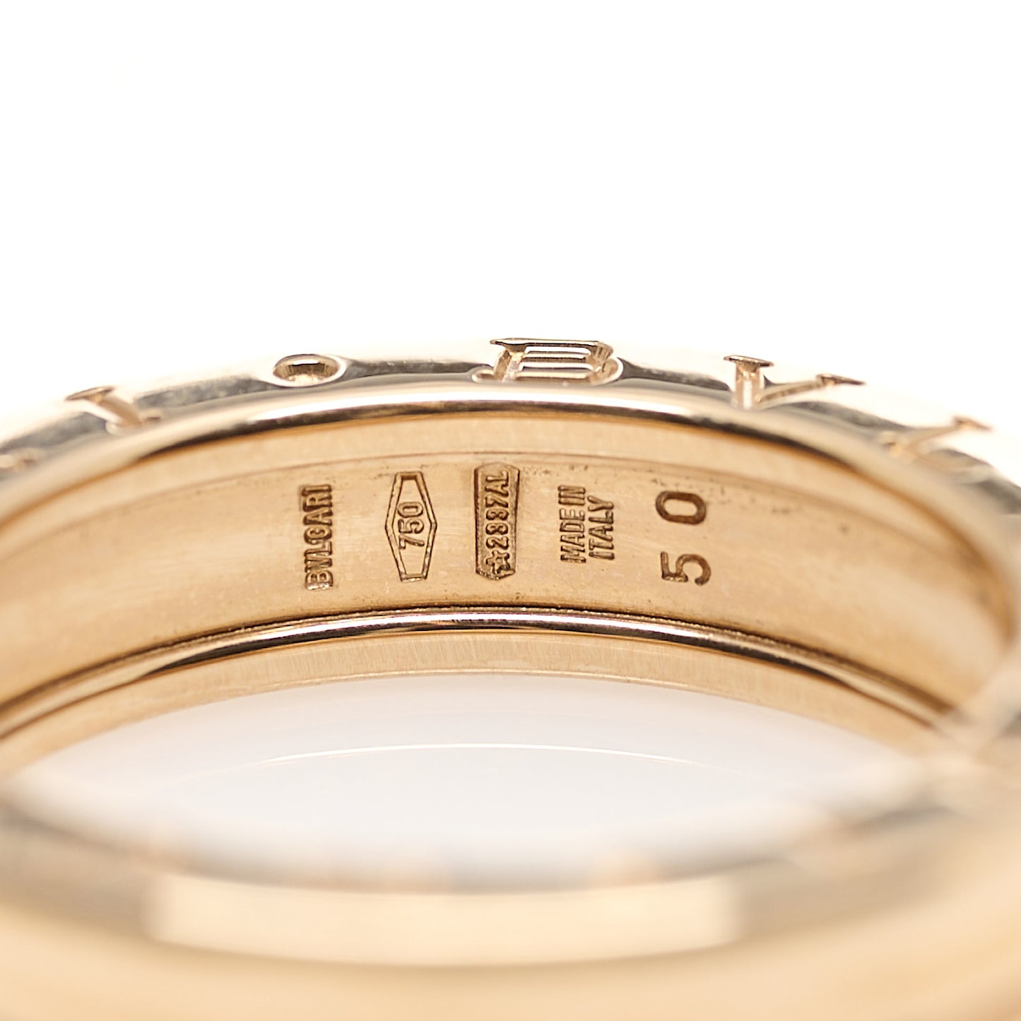18K Rose Gold B.Zero1 One-Band Ring 50 5.5