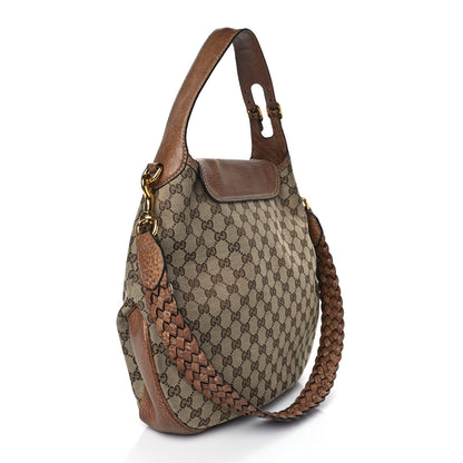 Gucci Monogram Large New Pelham Shoulder Bag Brown 2 of 10