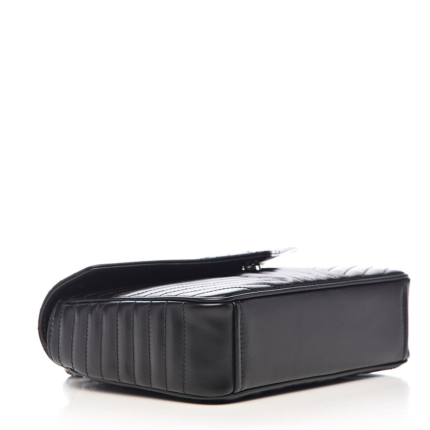 Soft Calf Impunture Diagramme Flap Black