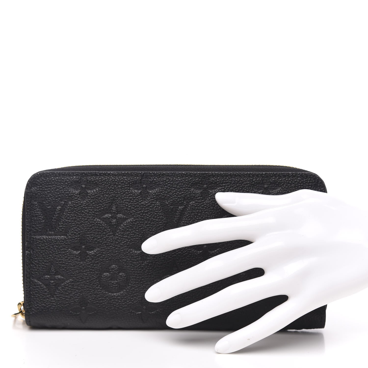 Louis Vuitton Empreinte Zippy Wallet Black 2 of 8