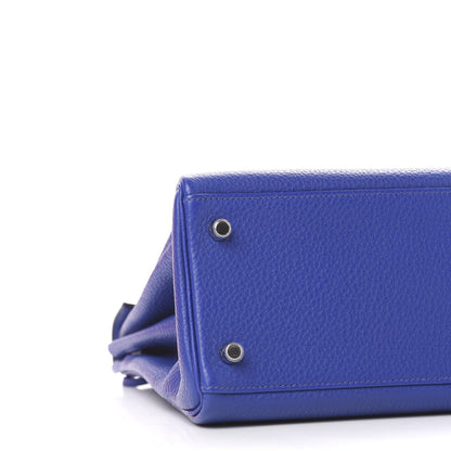 Hermes Togo Kelly Retourne 32 Bleu Electrique 6 of 8