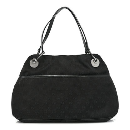 Gucci Monogram Medium Eclipse Shoulder Bag Black 1 of 8