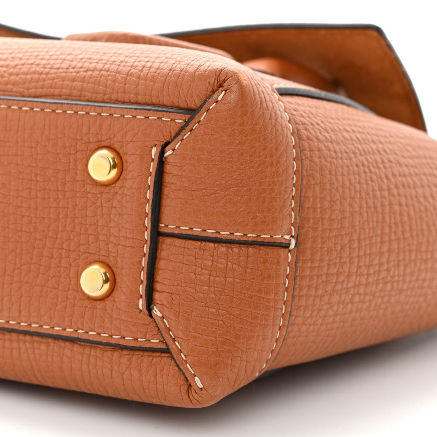 Grainy Calfskin Small Arco Wood