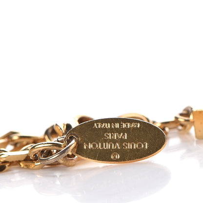 Louis Vuitton Crystal Over the Rainbow Bracelet Gold 4 of 7